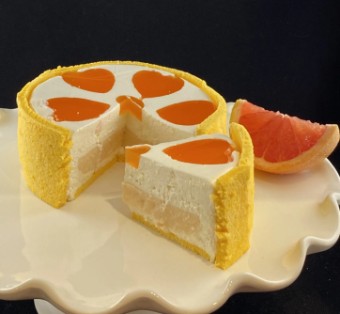 Desserts Grapefruit mousse cake #1 thumbnail